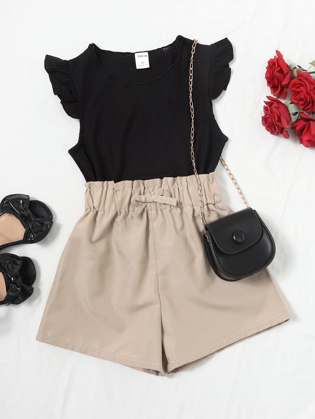 shorts with ruffles​

