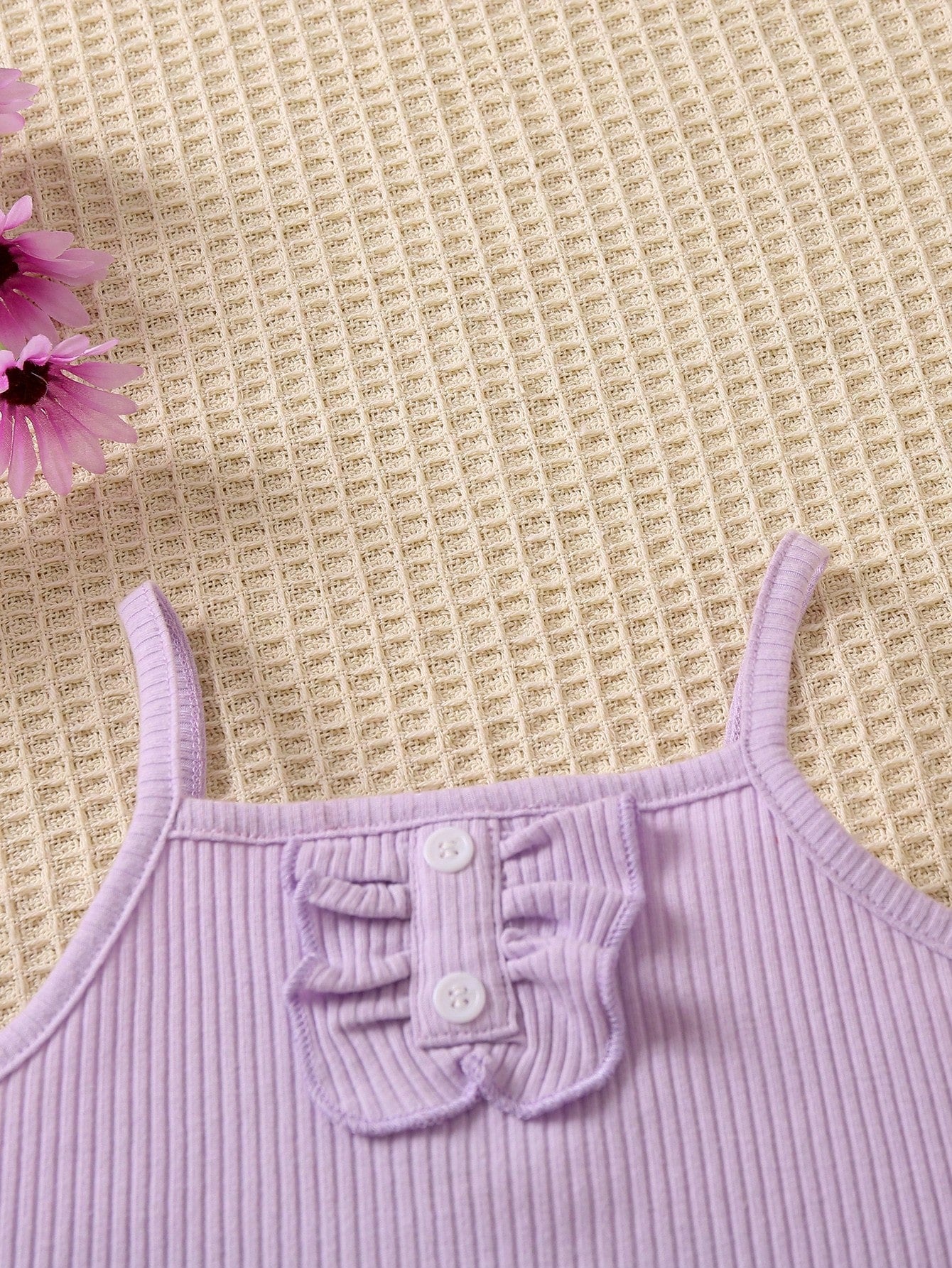 lilac strapless top​

