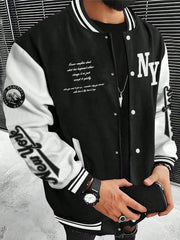 Graphic Varsity Jacket