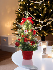 Artificial slim christmas tree