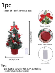 Artificial slim christmas tree