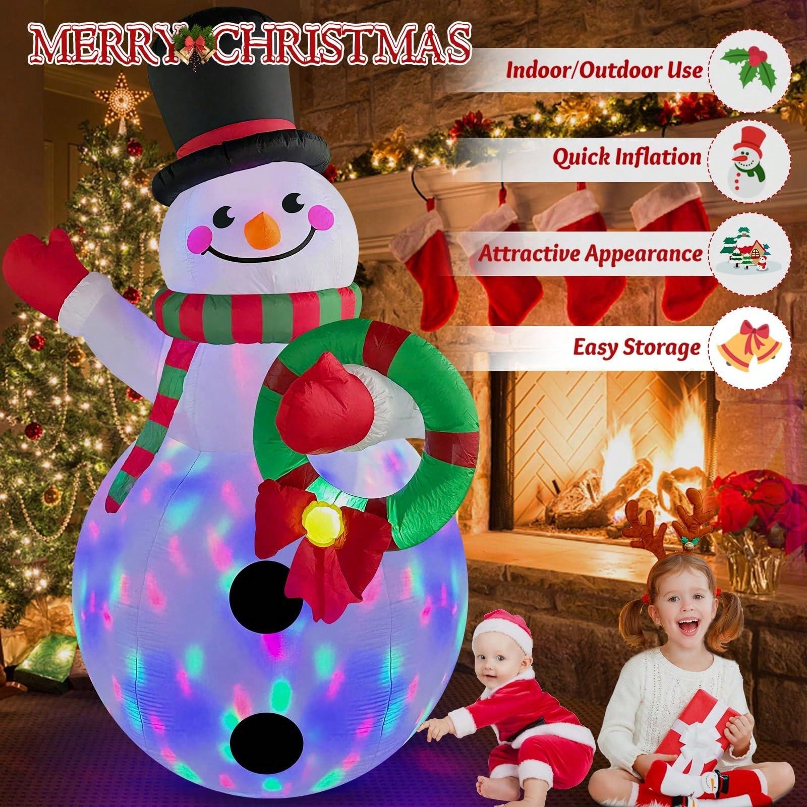 inflatable lawn christmas decorations​

