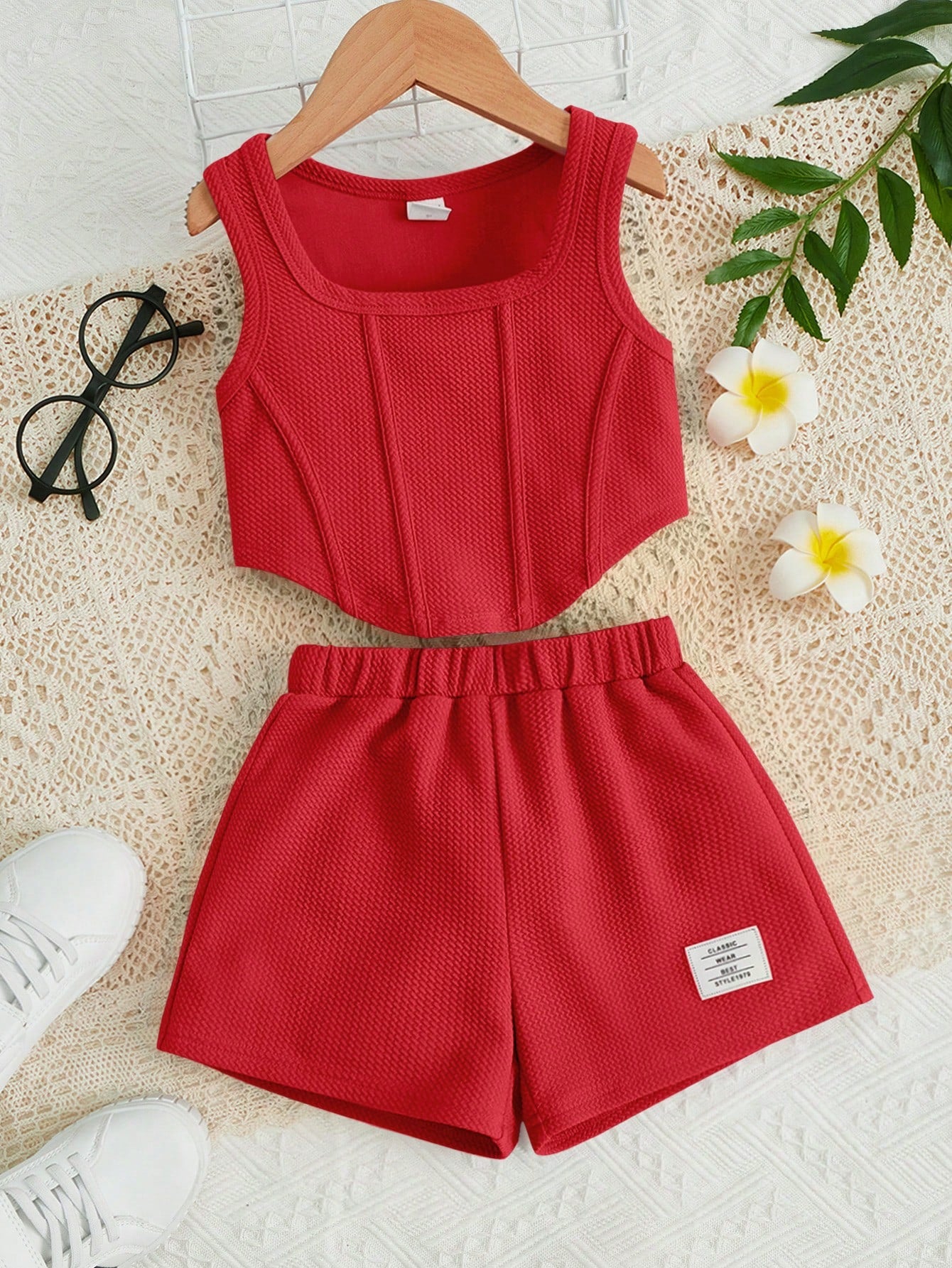 bandana top red​