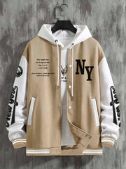 Graphic Varsity Jacket