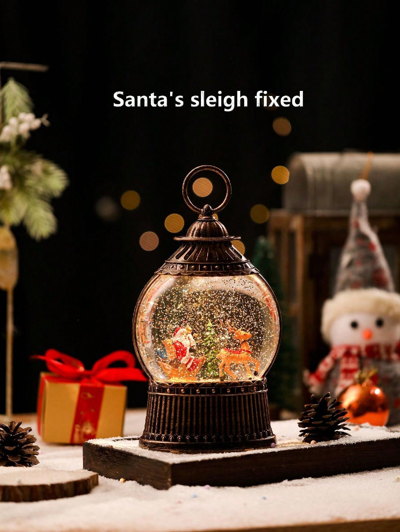 christmas inflatable snow globe