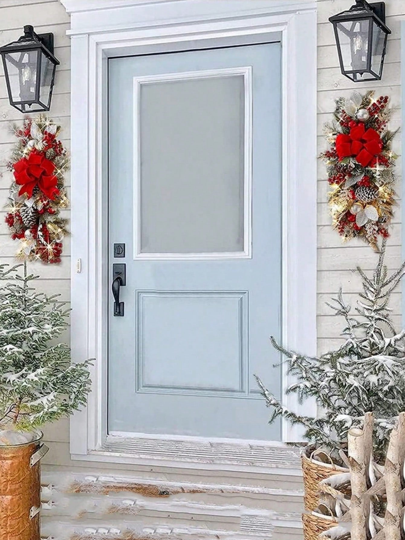 christmas lights garland