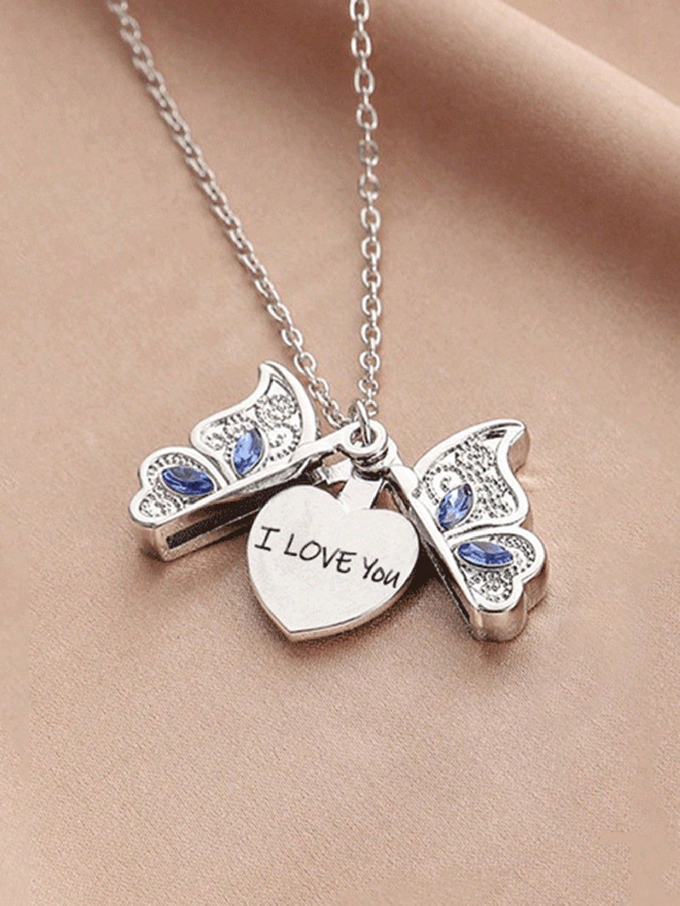 diamond butterfly necklaces​

