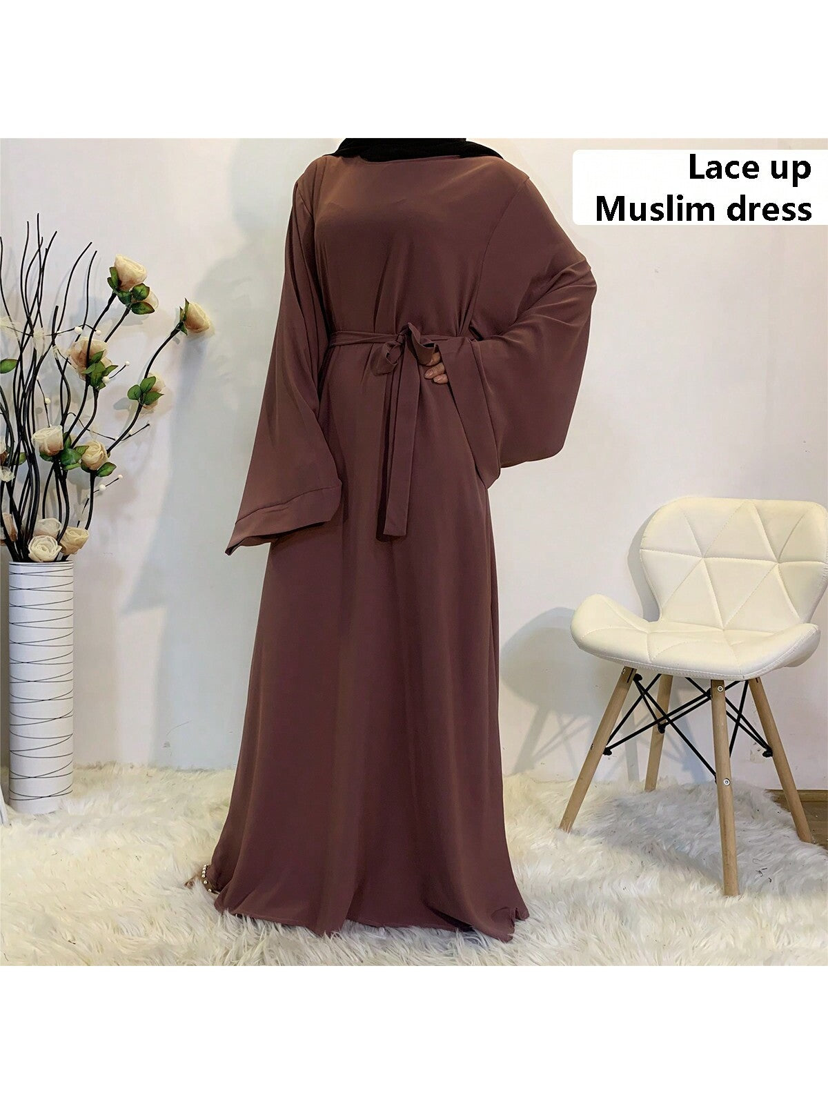 Gray Abaya