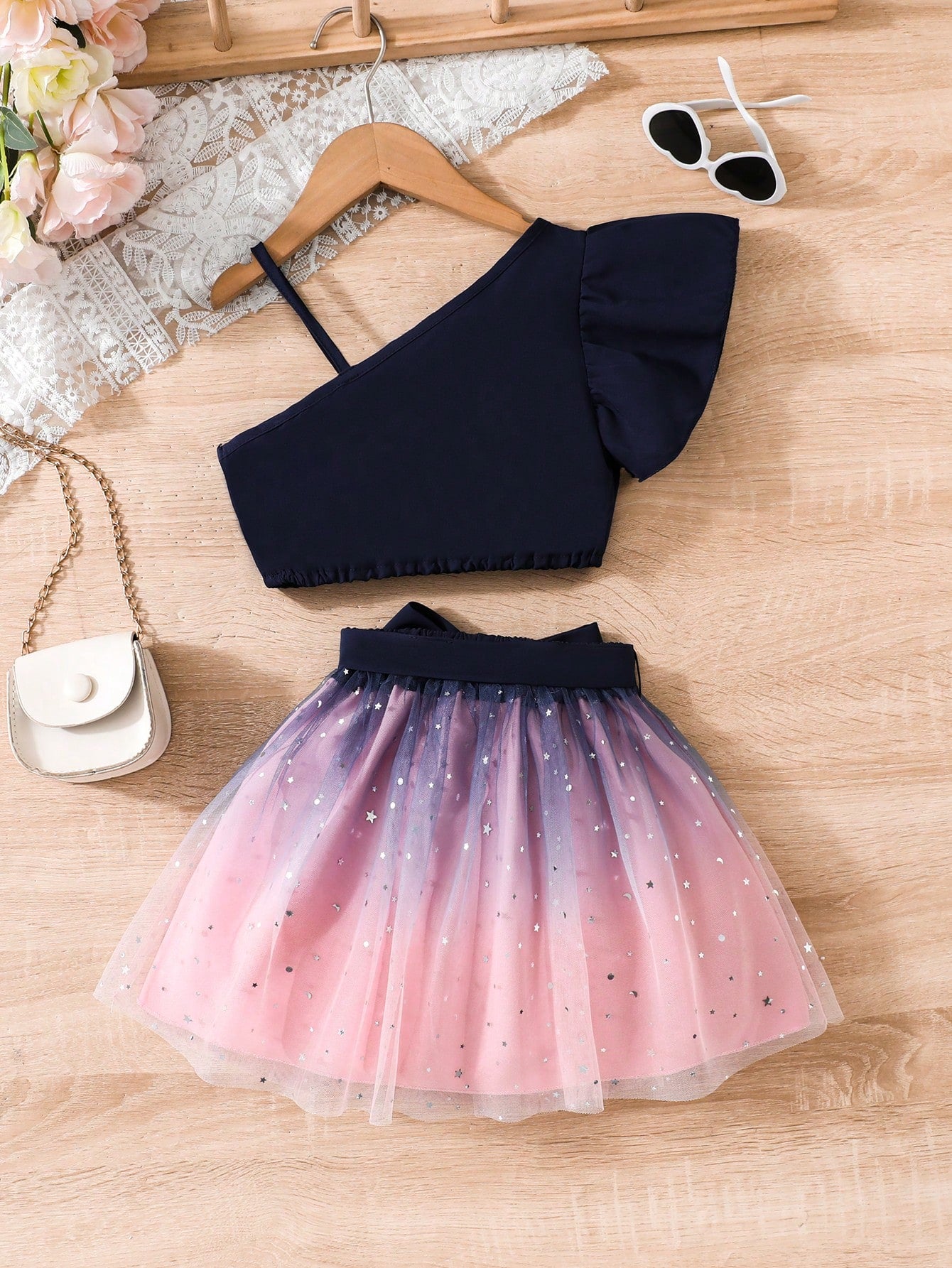 chiffon skirt pink​

