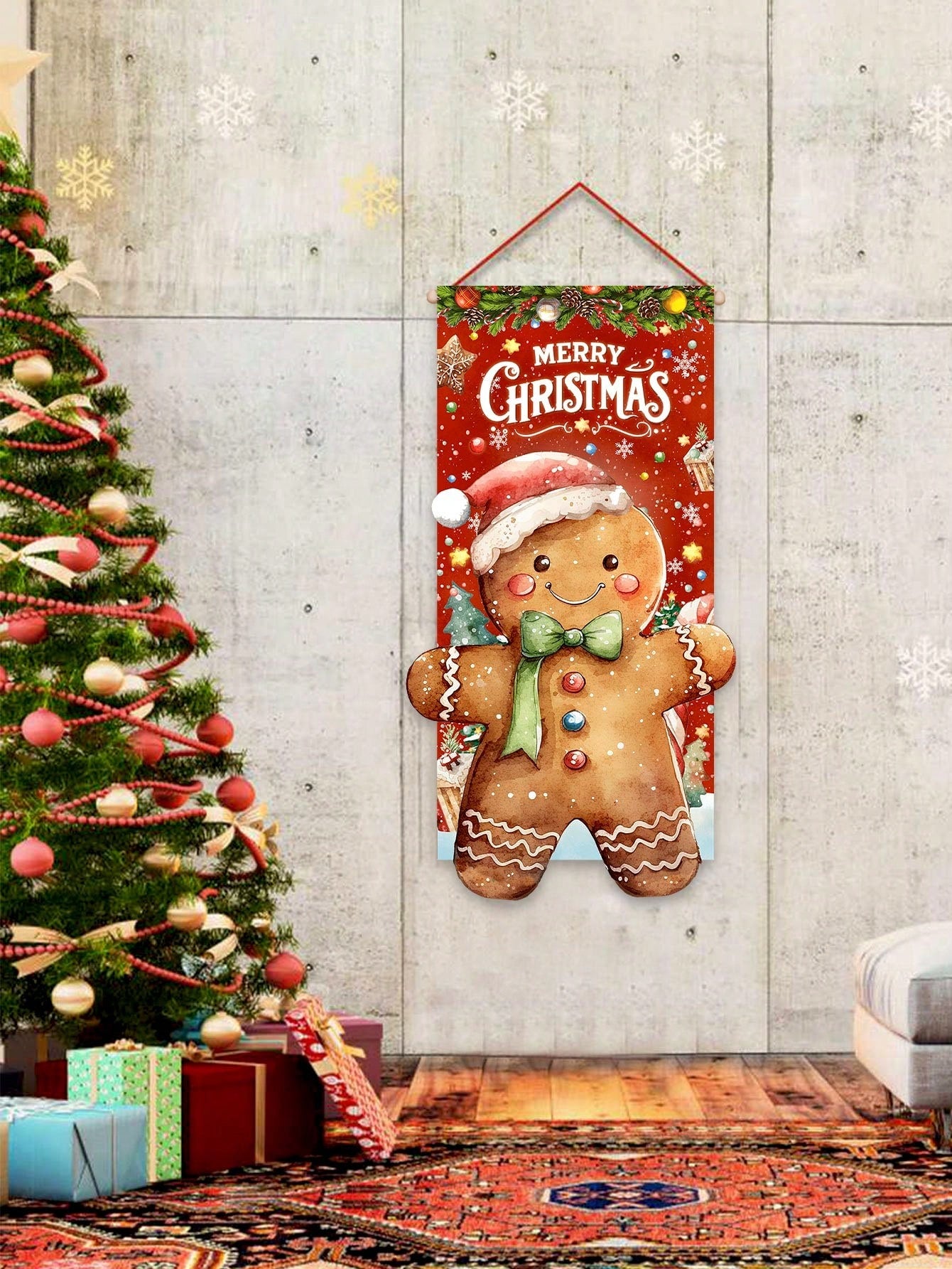 santa claus door hanging