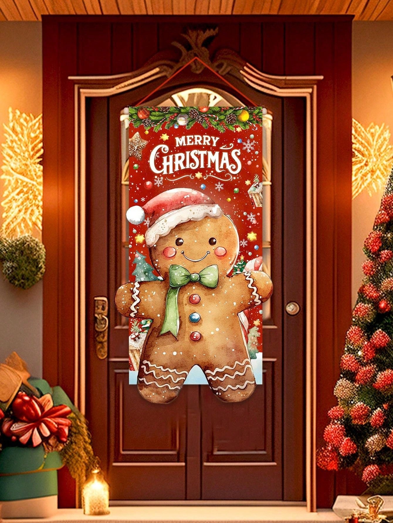 christmas front door covers​

