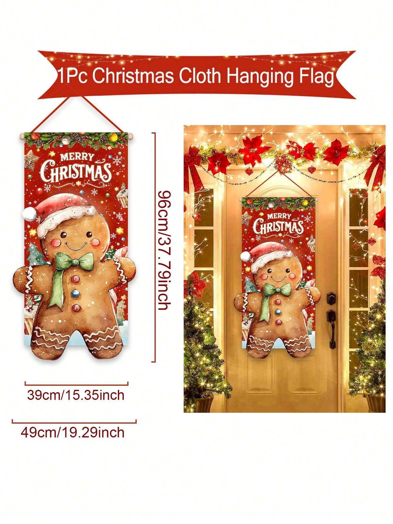 christmas front door covers​

