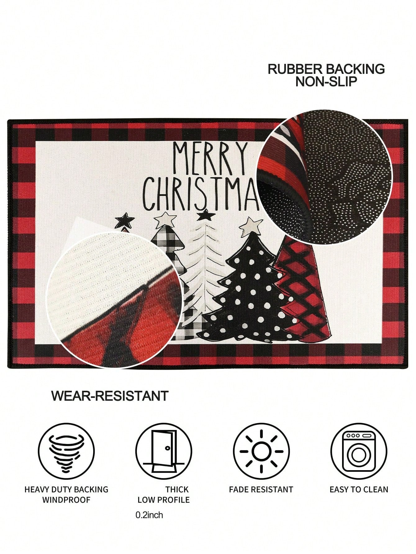 kitchen christmas mats​

