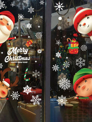 christmas window decal stickers