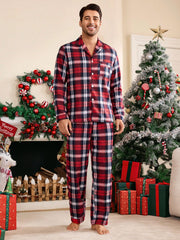 plaid christmas pajamas​

