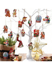 Wooden christmas ornaments