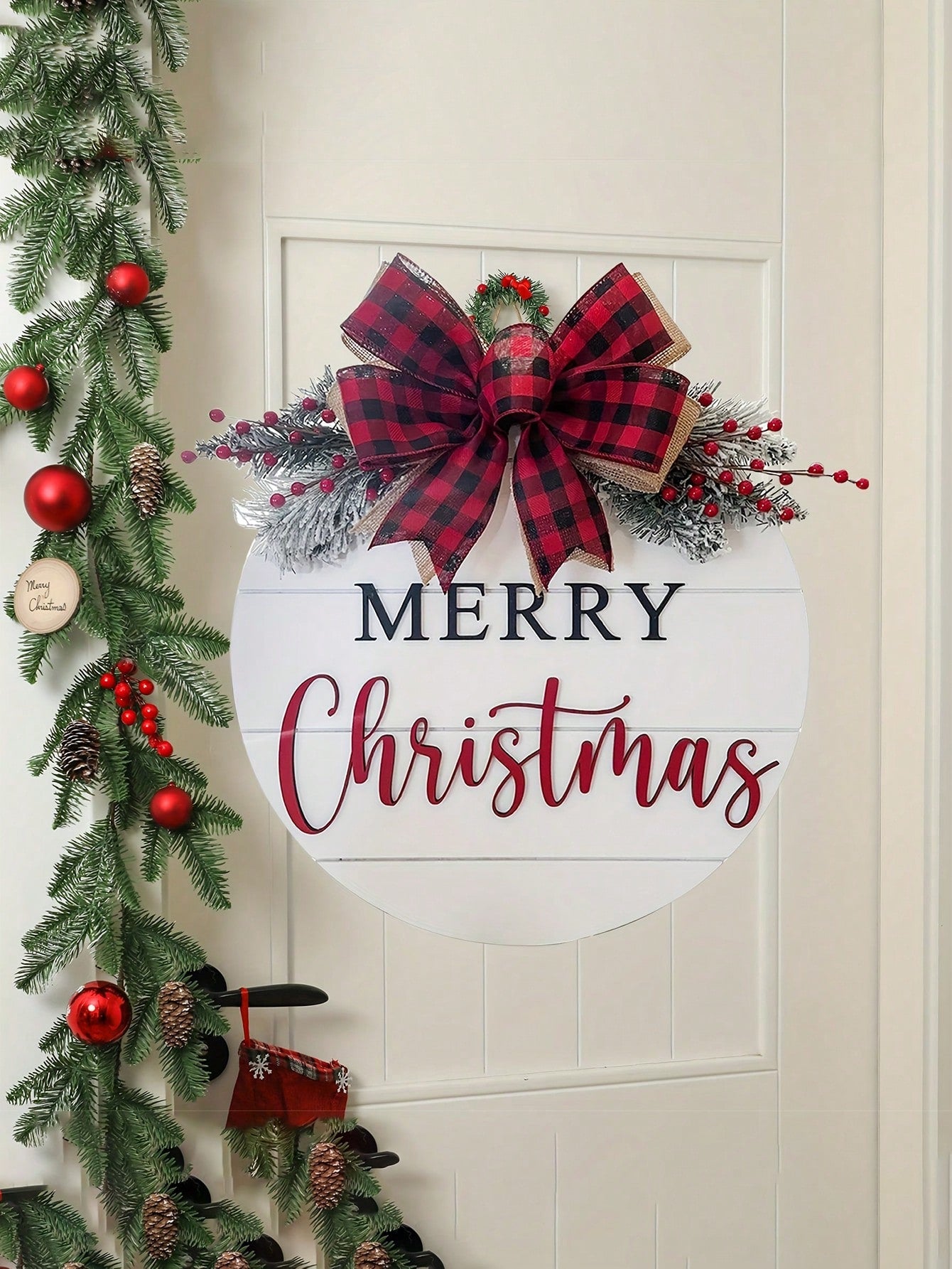 christmas welcome signs for front door​

