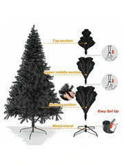 black angel christmas tree toppers