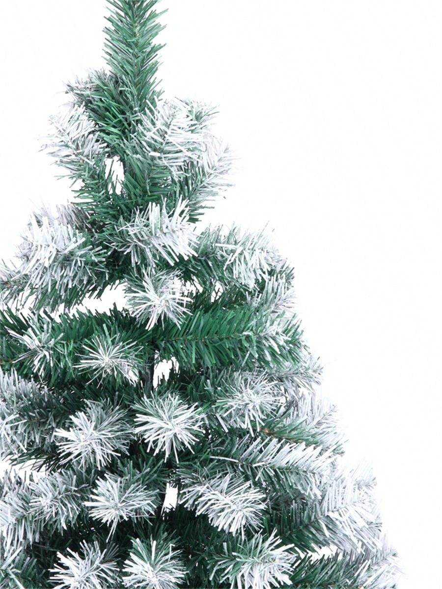 flocked 7ft christmas tree