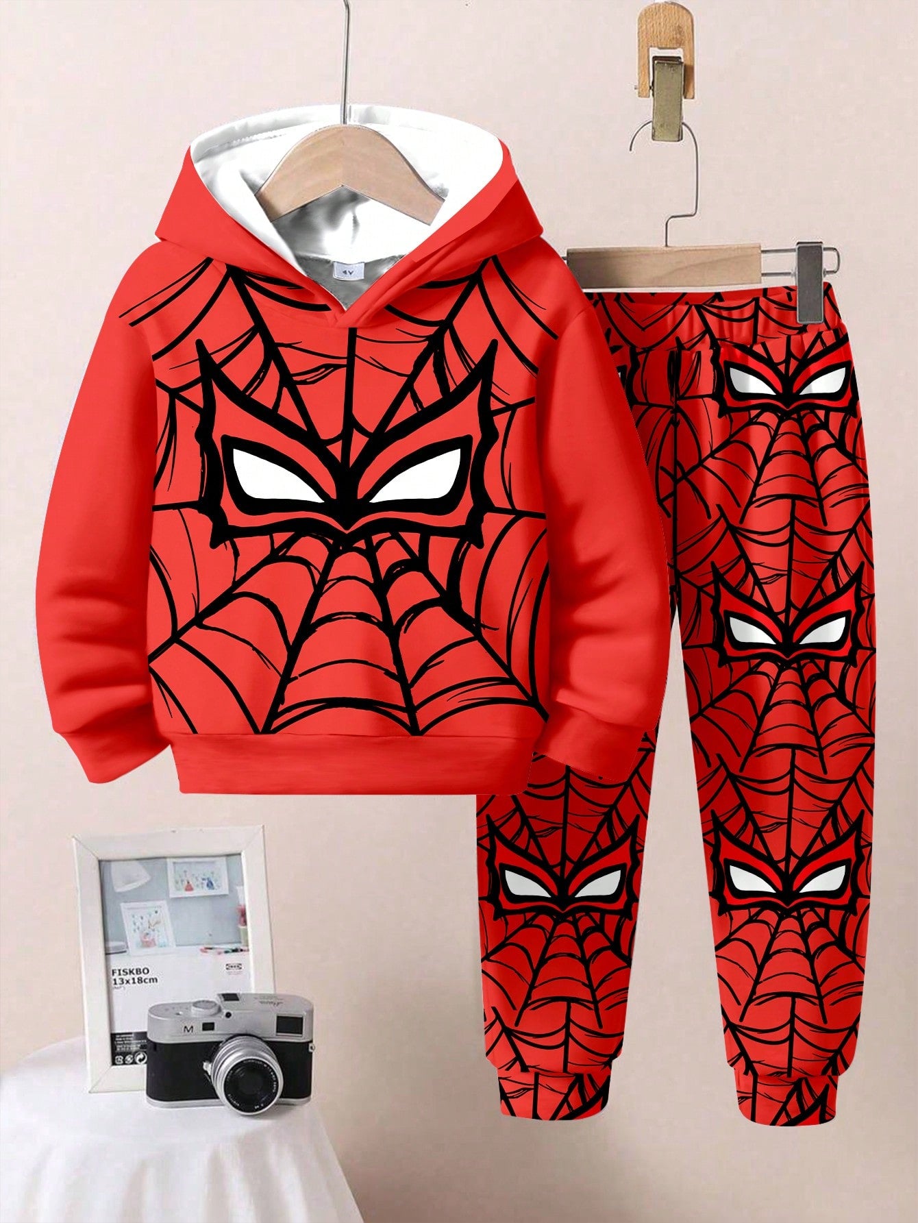 Ghost spider hoodie Red