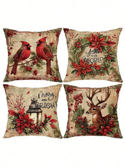 christmas throw pillow covers