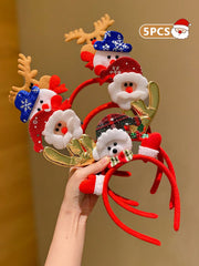 5pcs Cute Christmas Elements Hair 