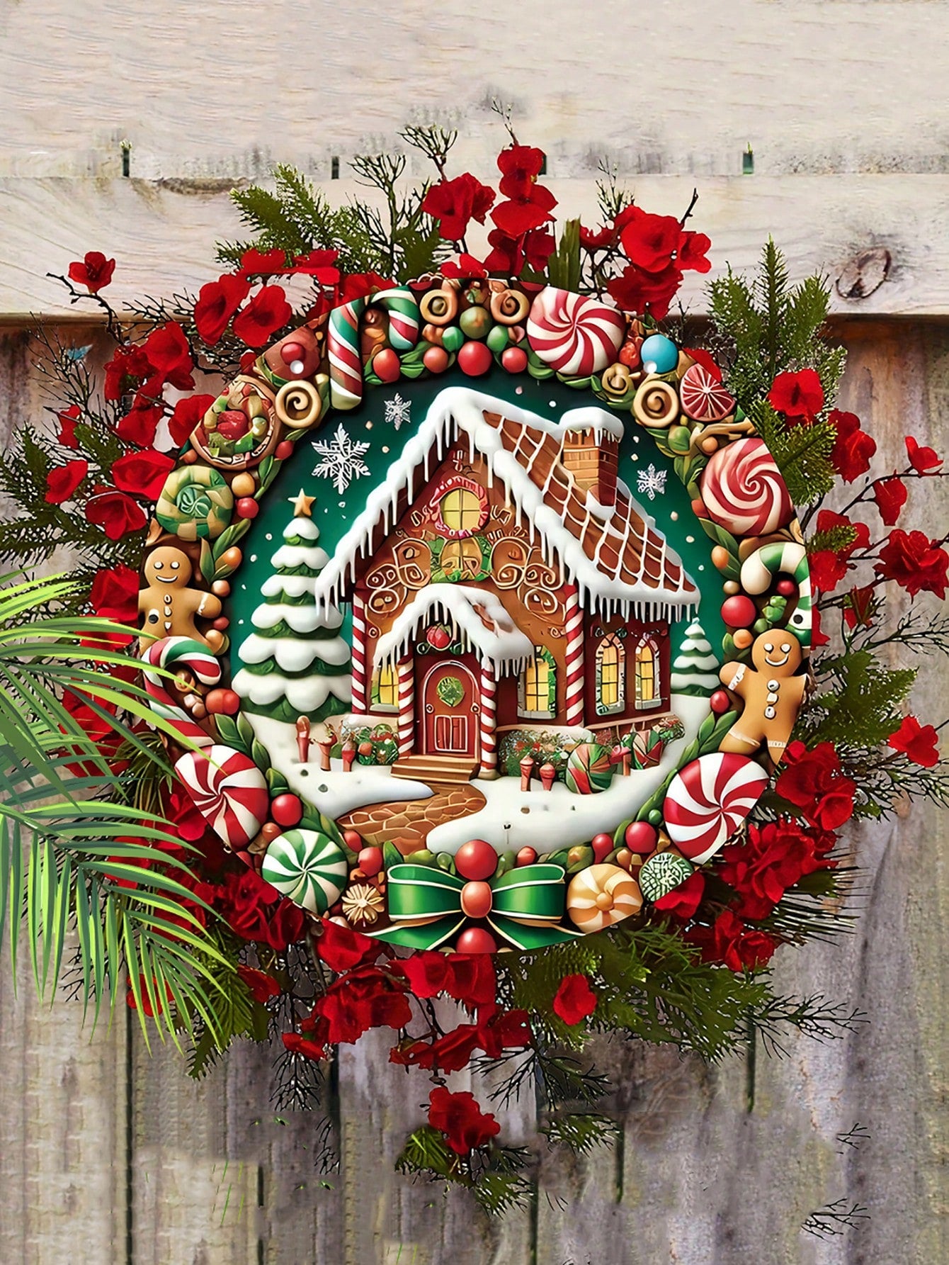 christmas door cover