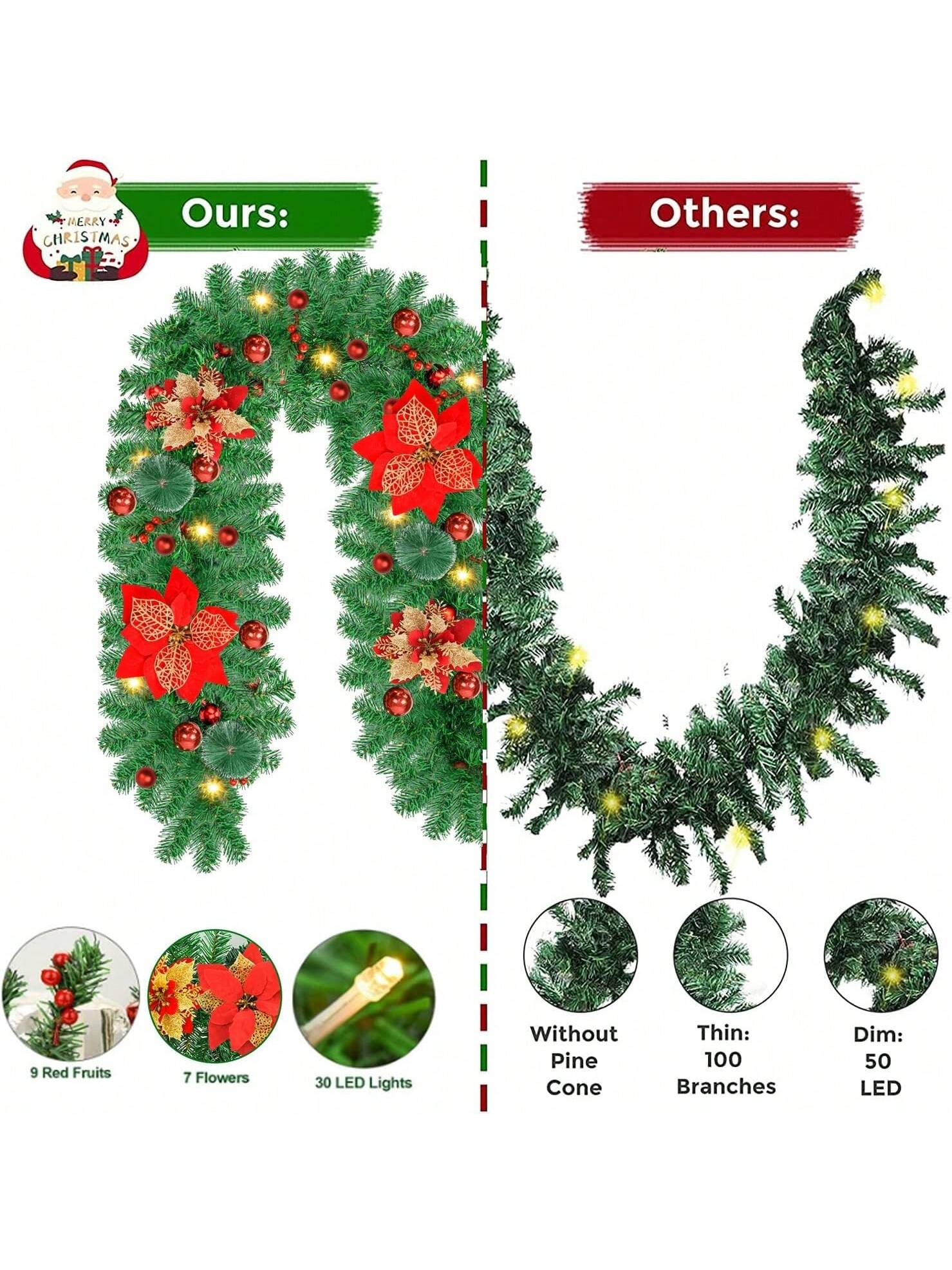 outdoor christmas wreath​

