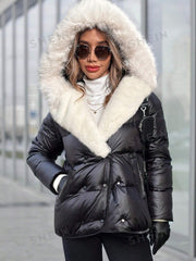 ladies padded coat