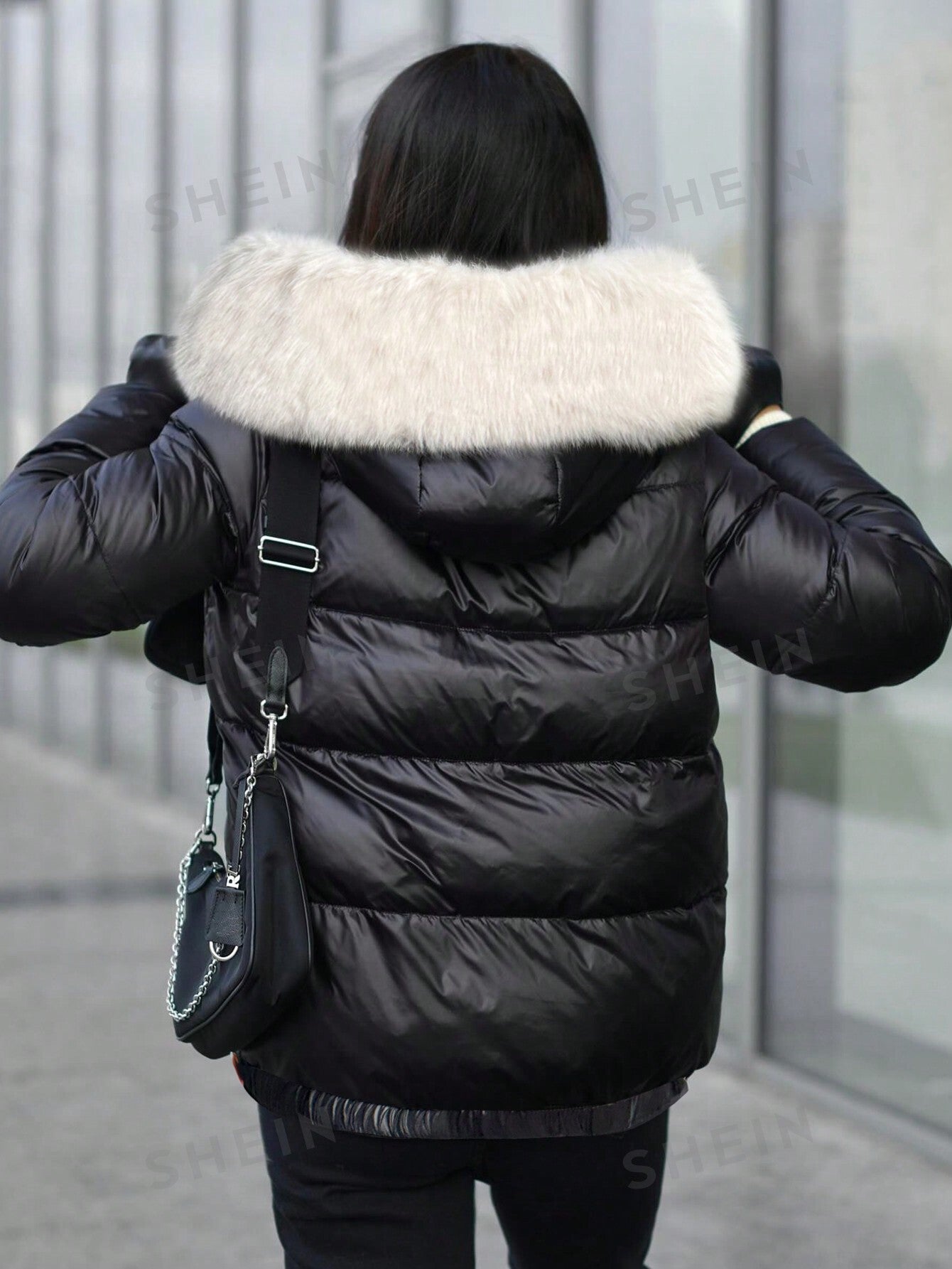 ladies padded coat