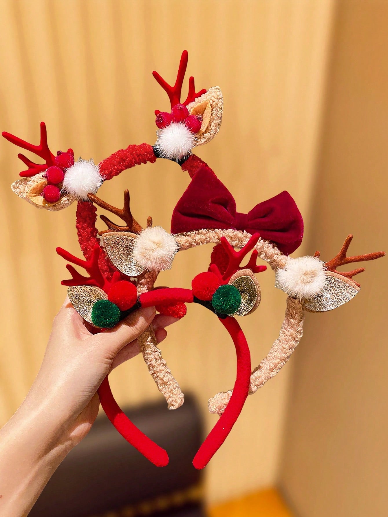 reindeer antler headband