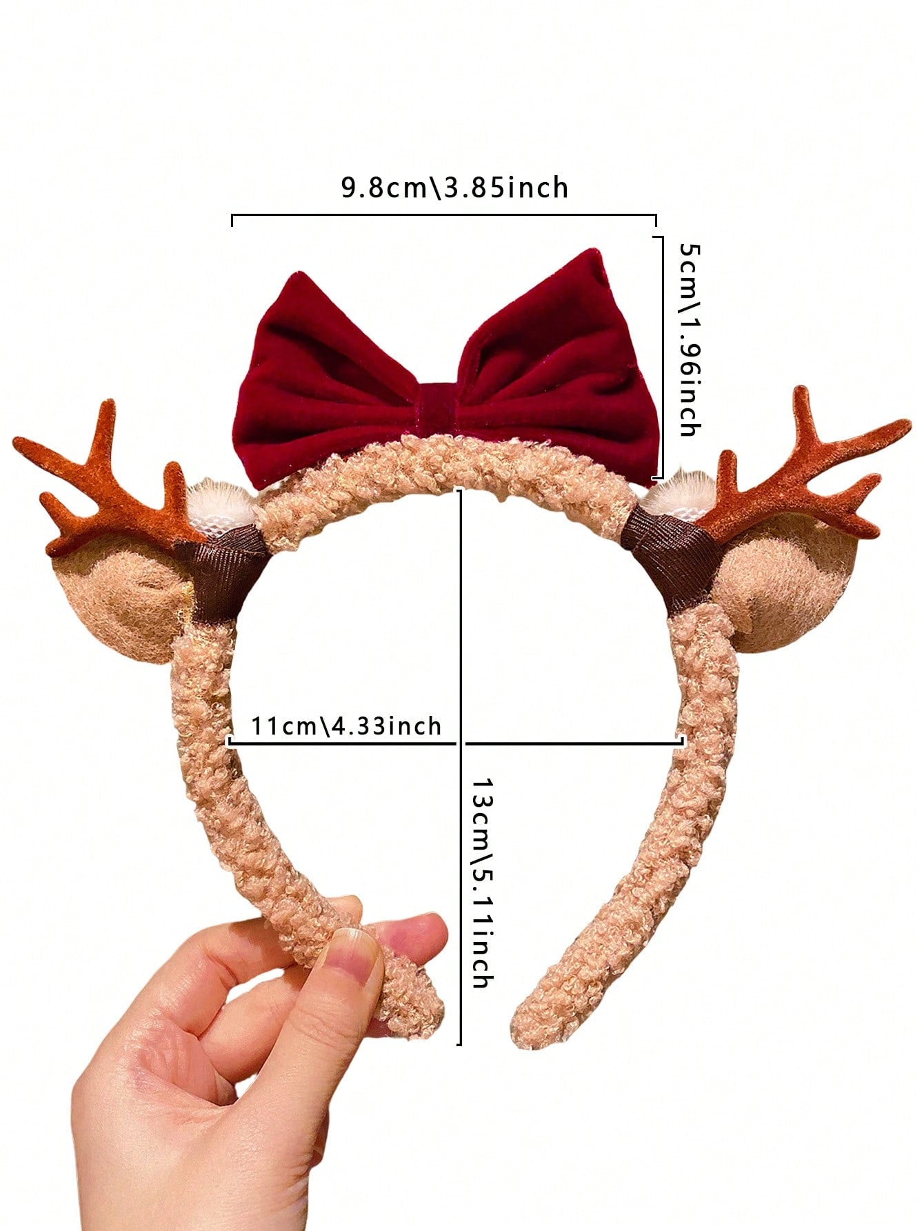 Reindeer antlers headband