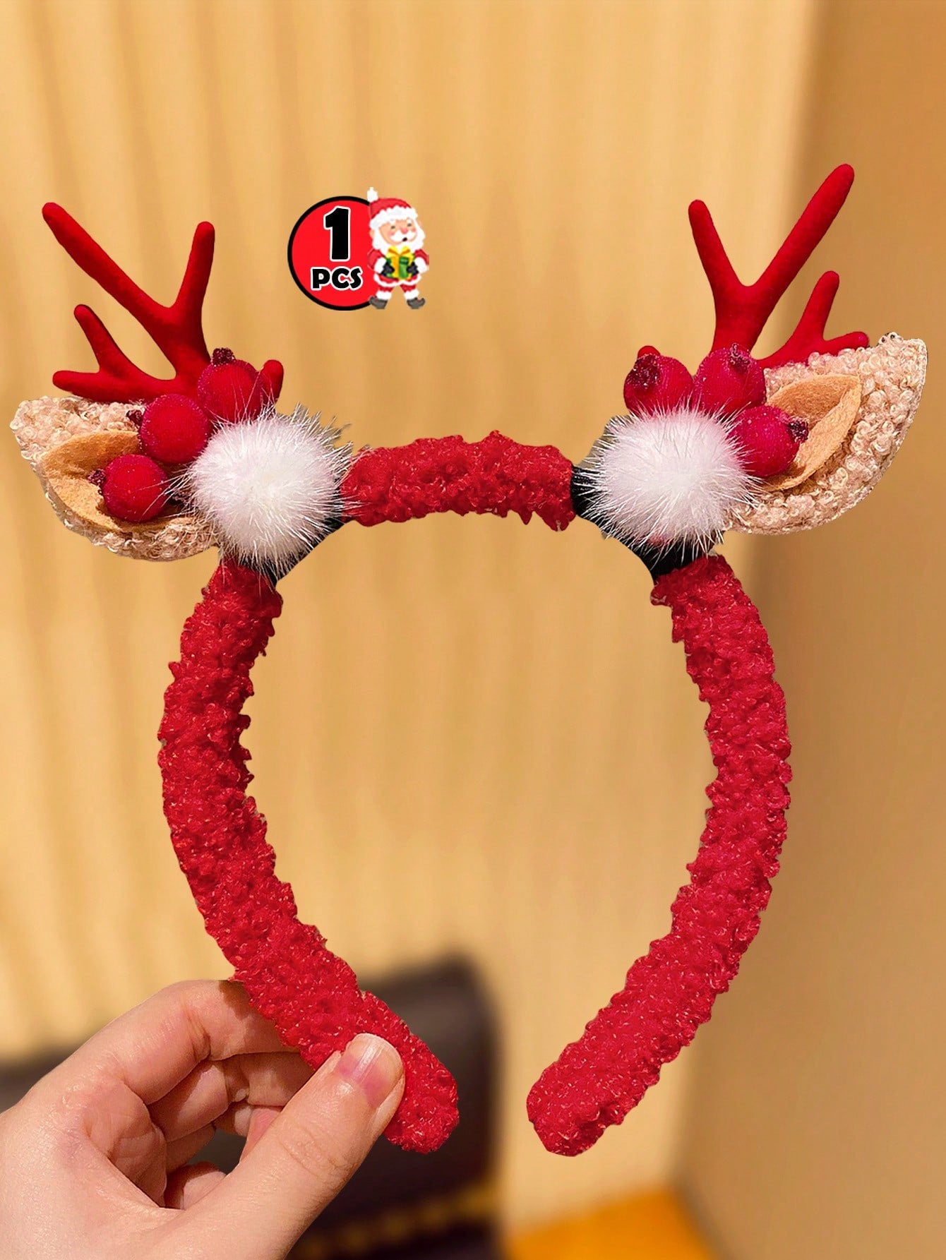 light up reindeer antlers headband