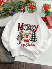 Cartoon sweatshirt white