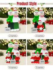 Personalized Family Christmas Ornaments  