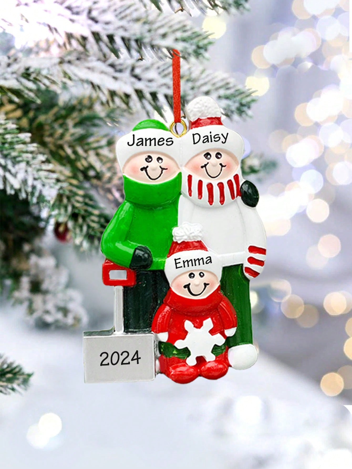 Personalized Family Christmas Ornaments  2024