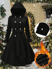 Hooded Wool Coat