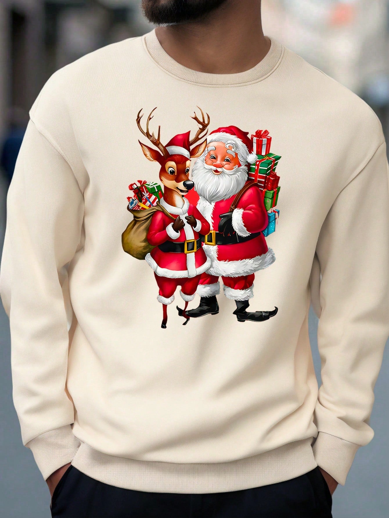 Christmas sweatshirts grey