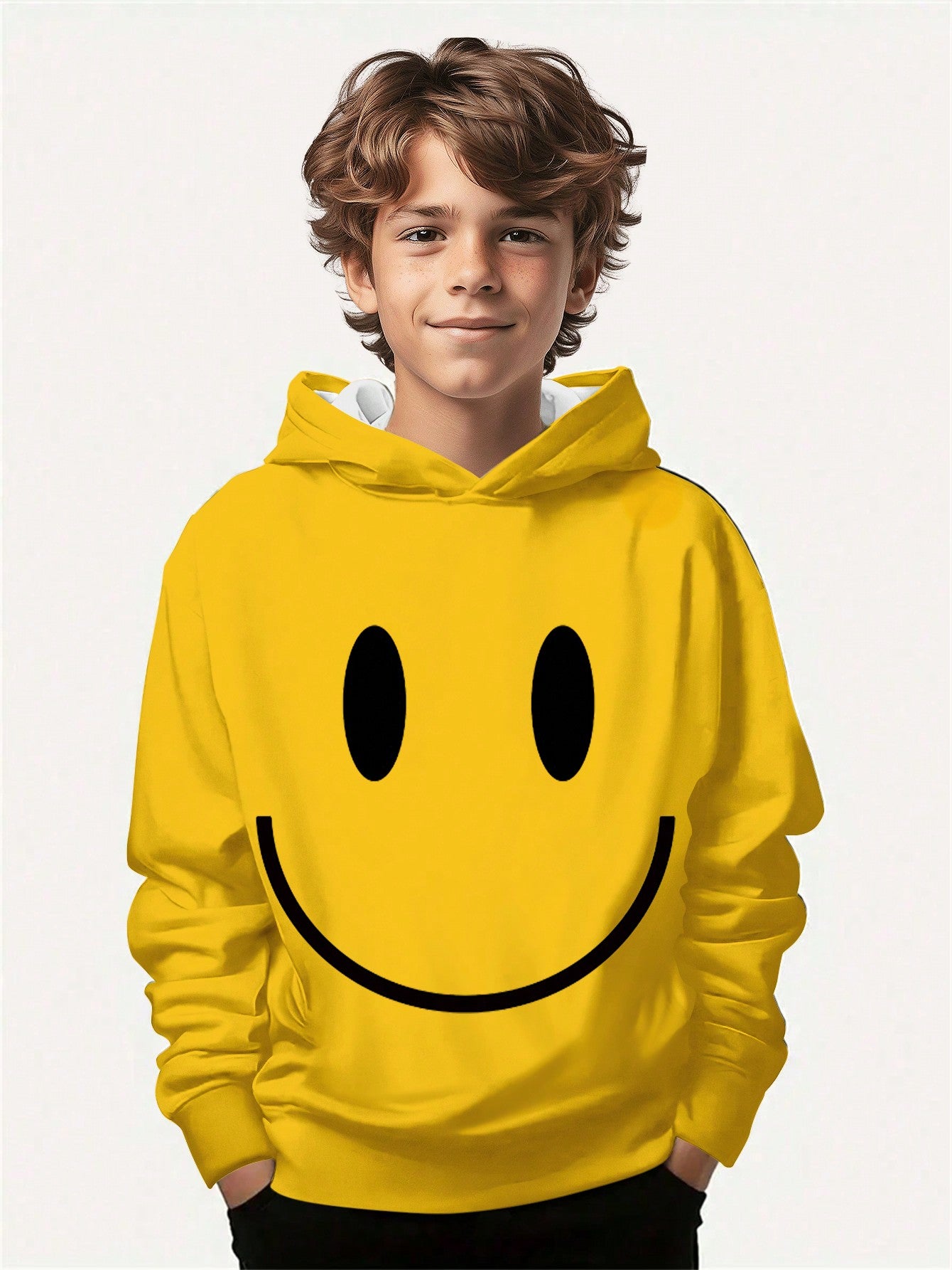 Cartoon hoodies Yellow