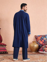 Navy Blue Panjabi 