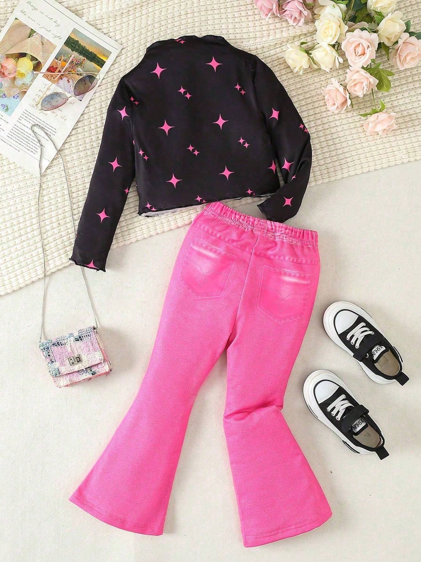 girls bow jeans​

