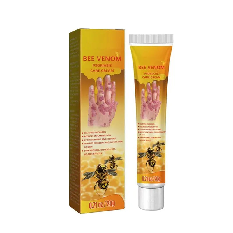 1* Bee-Venom Psoriasis Health Care Cream Treatment Soothing and Moisturizing