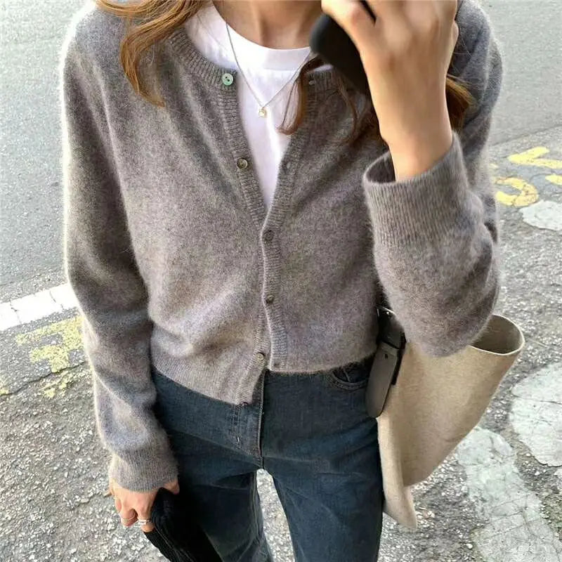 Cashmere Cardigan Sweater