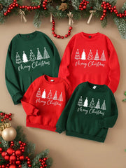 Christmas tree hooded sweatshirt