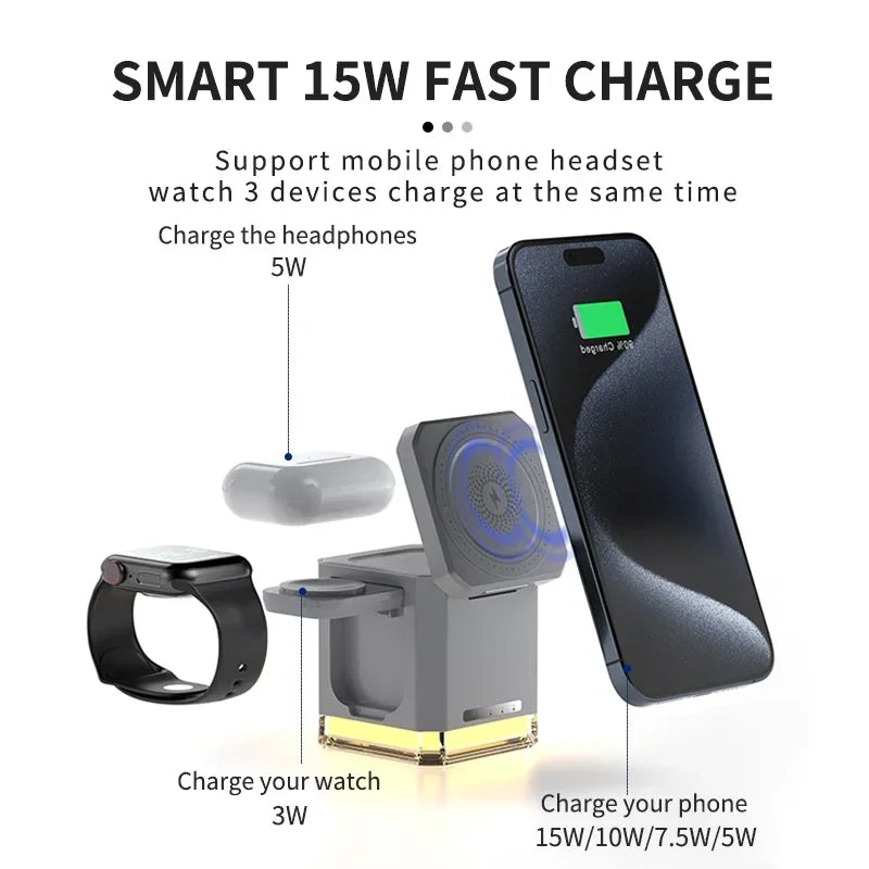 4 in 1 charging station 3 devices