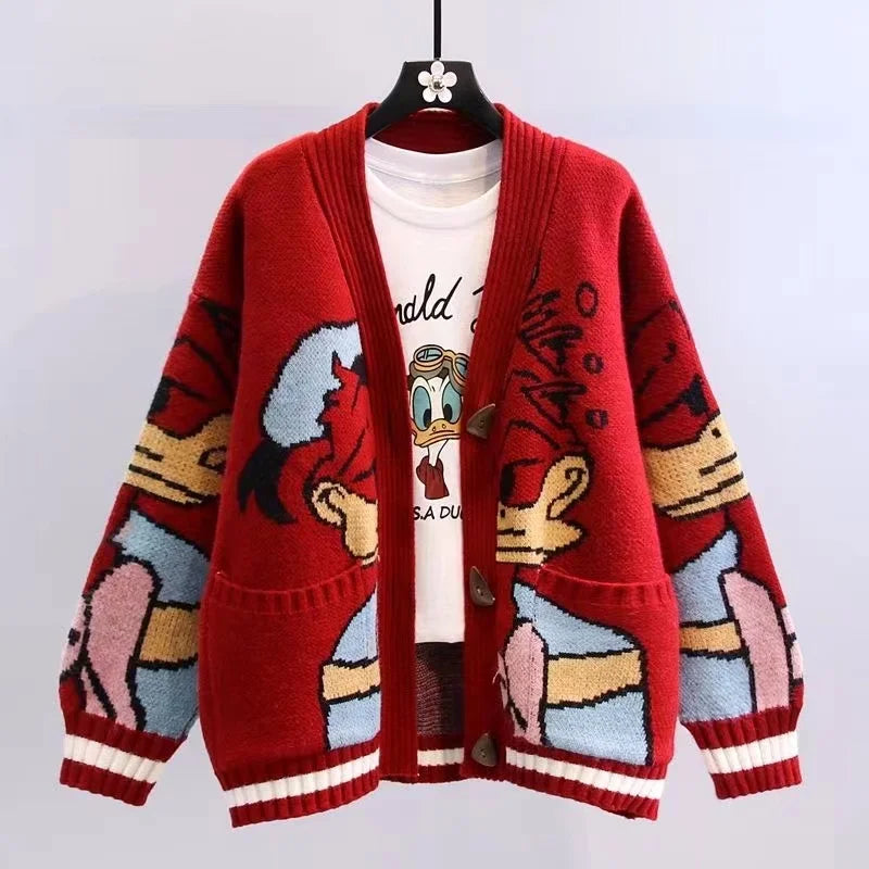 Korean cartoon cardigan