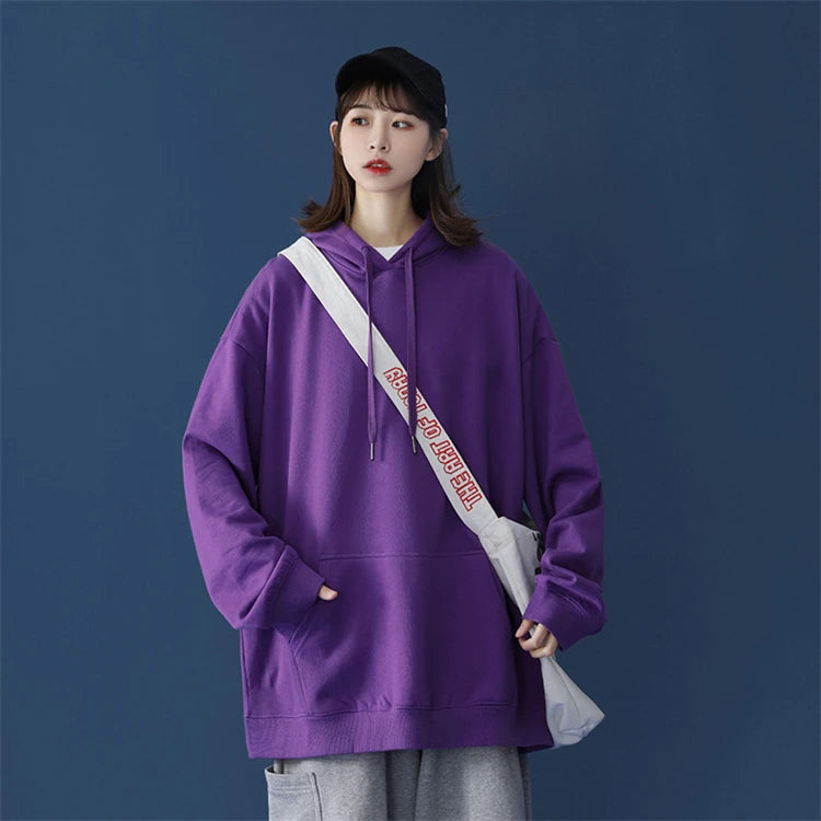 purple Hooded Sweatshirt