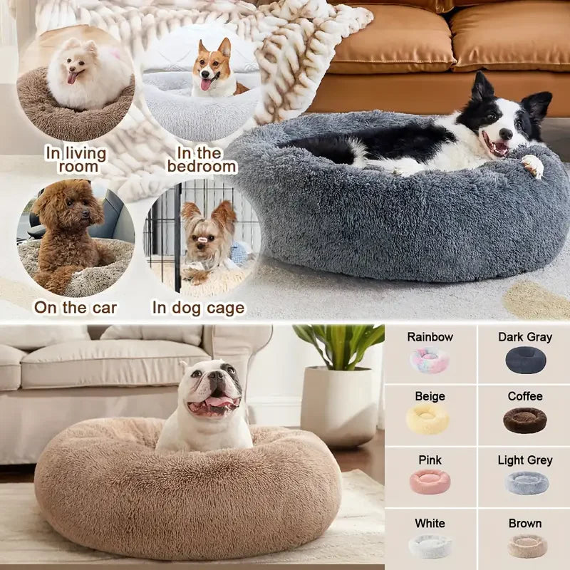 Large Round Dog Bed