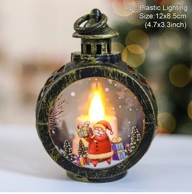 christmas lantern snow globe​

