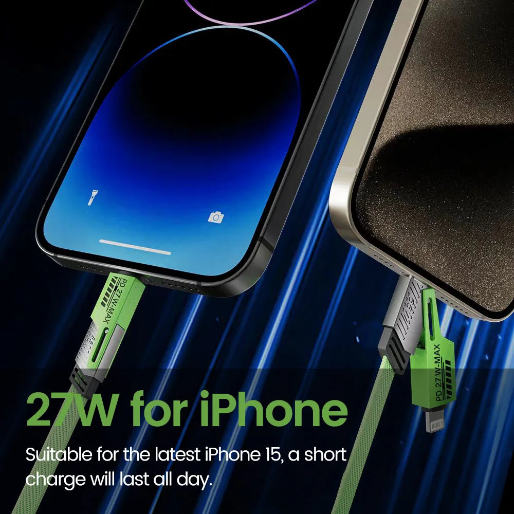 27w Iphone fast charging cable